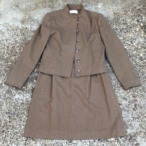 Vintage 100% Virgin Wool Pendleton Skirt Suit Coat